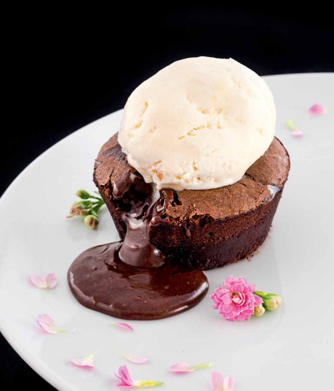 Шоколадный фондан