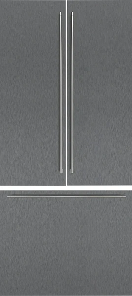 Gaggenau RVA421922 — Комплект панелей из тёмной нержавеющей стали с ручками