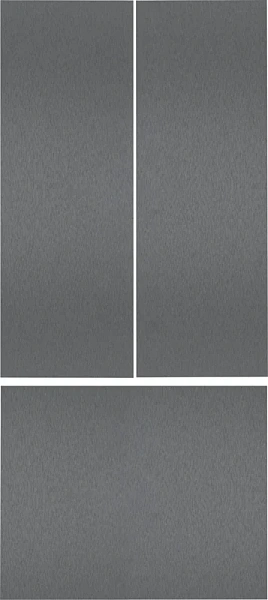 Gaggenau RVA428922 — Комплект панелей из тёмной нержавеющей стали без ручек