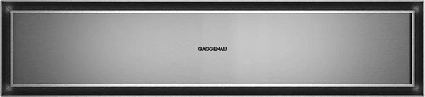 Gaggenau GW451120 — Шкаф для подогрева посуды 60 x 14 см нержавеющая сталь за дымчатым стеклом