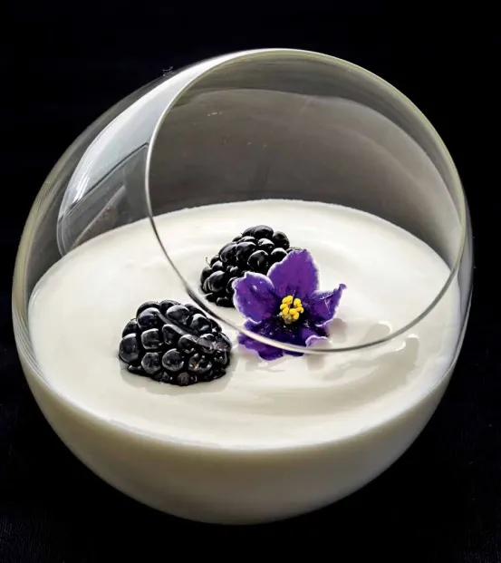 Домашний ванильный йогурт с ягодами, пошаговый рецепт на ккал, фото, ингредиенты - Vera